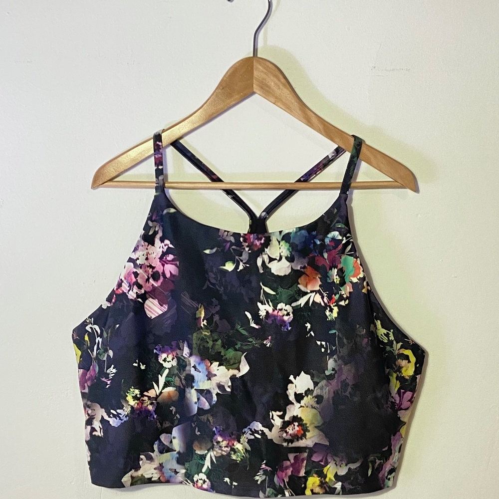 Old Navy Light Support Power Soft Long-line Sports Bra